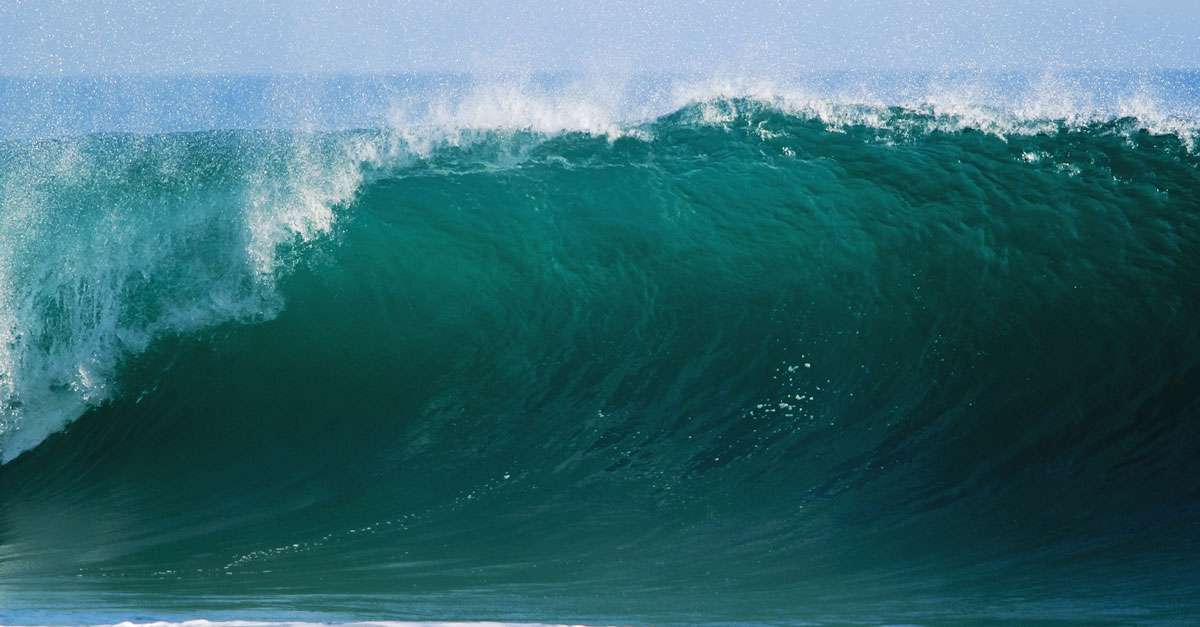 Grande vague déferlante