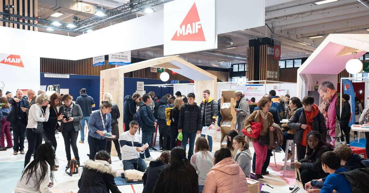 visieurs et stands du salon de l'éducation 2019