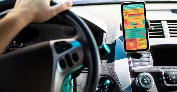 Smartphone au volant - les usages des français en 2021