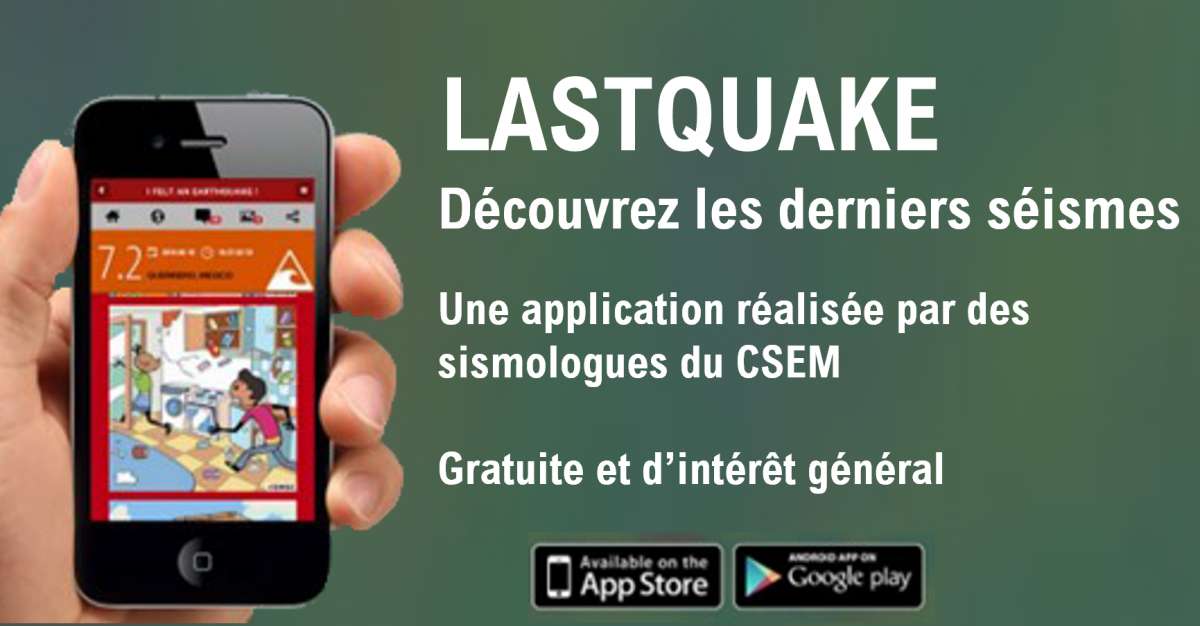 lastquake, application de témoignage de séisme