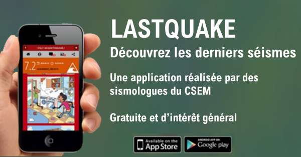 LastQuake, une application utile et d'intérêt général