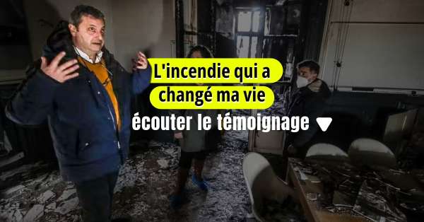 Sylavain Langer qui explique comment un incedie de batterie a changé sa vie