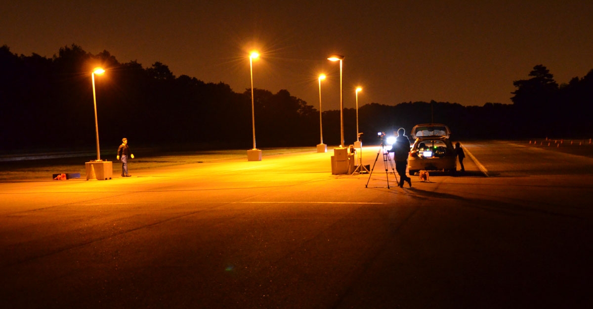 Élaboration de tests de freinage d'urgence nocturne