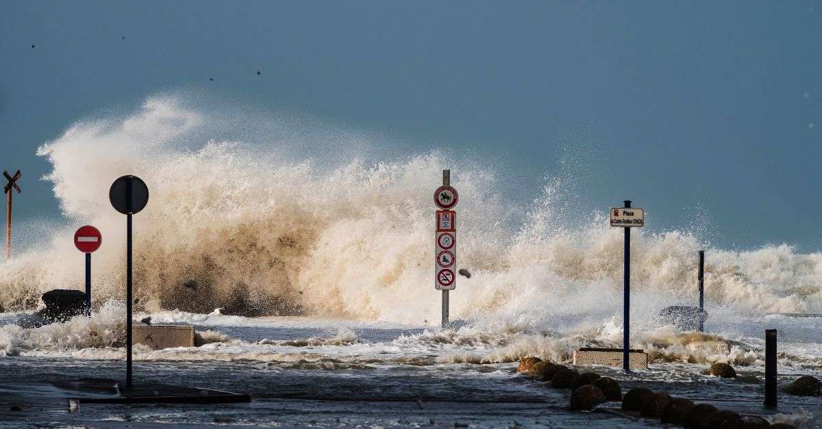 Tempête avec risque de submersion marine