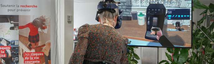 réalité virtuelle pour prévenir les chutes