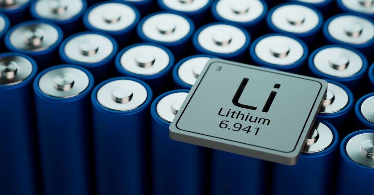 numéro et masse atomique du lithium et batteries de lithium