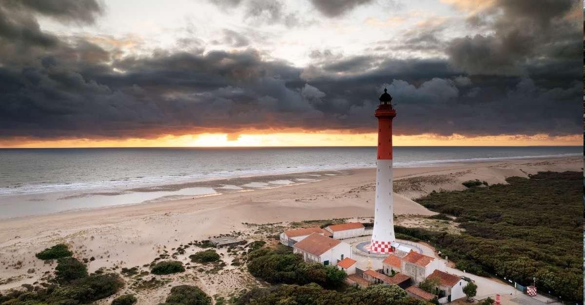 Phare de La Coubre et érosion côtière