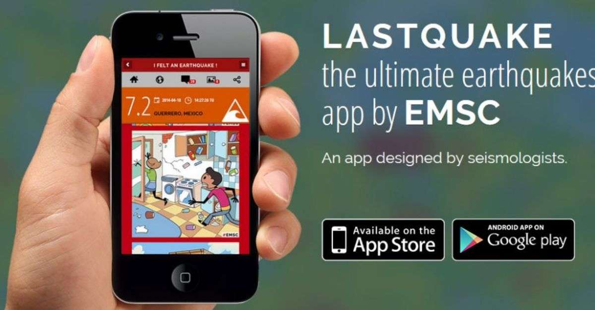 Poster pour Lastquake, l'application de sismologie citoyenne